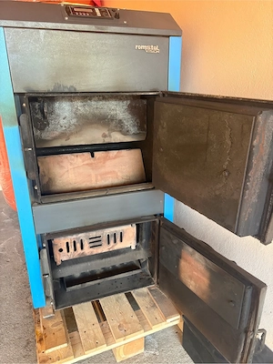 Centrala combustibil solid 45 kw Romstal Vision + Puffer 1000 l Feroli - imagine 5