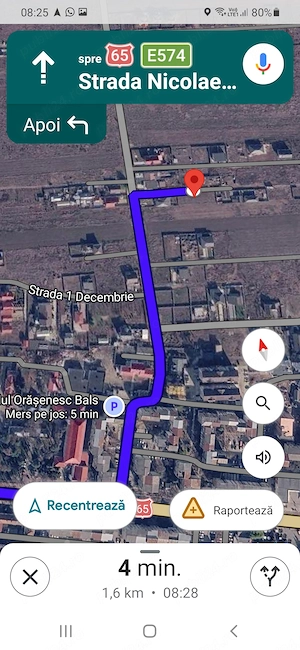 Vand teren in Bals in spate la ambulanta