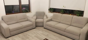 Vând Set canapele 3-2-1, cea mare extensibila