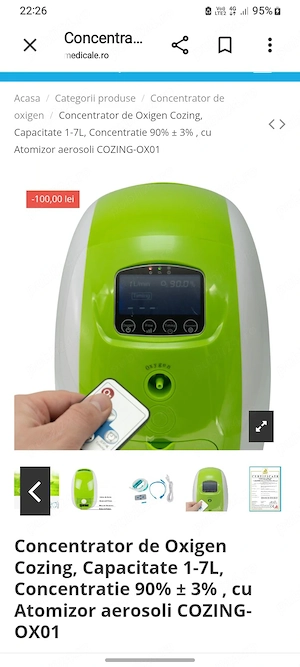 vand concentrator oxigen Nou - imagine 2