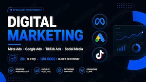 Servicii Digital Marketing | Meta, Google & TikTok Ads + Social Media