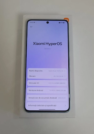   Xiaomi Redmi Note 13 Pro 5G 8GB 256GB Ocean Blue   200MP   Ca Nou   - imagine 5