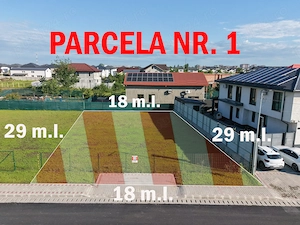 Teren Safirului Bragadiru 2 Parcele de 524 mp