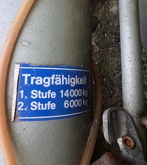 Cric hidraulic industrial,în două trepte  Cric hidraulic industrial,în două trepte (“1. Stufe 14000  - imagine 4