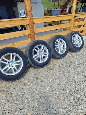 Set roți complete,5x120,jante originale și  anvelope 235/65/17 M+S  Volkswagen Touareg, Amarok,Trans