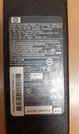 Vand Incarcator Laptop HP 19V 4.74A 90W cu pin central - imagine 2