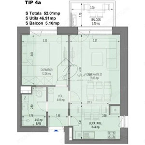 2 camere NUsco City Faza 2 I COMISION 0% I parcare disponibila - imagine 4