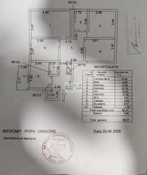 Apartament 4 camere decomandat, 86.37 mp, parter/ renovat premium/ Tecuci - imagine 9