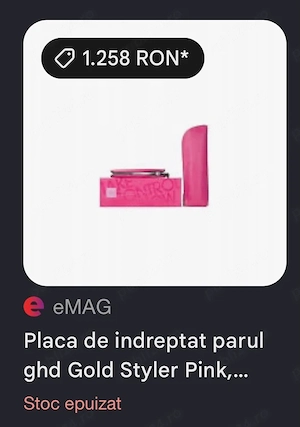 vand placa de par profesionala  ghd  