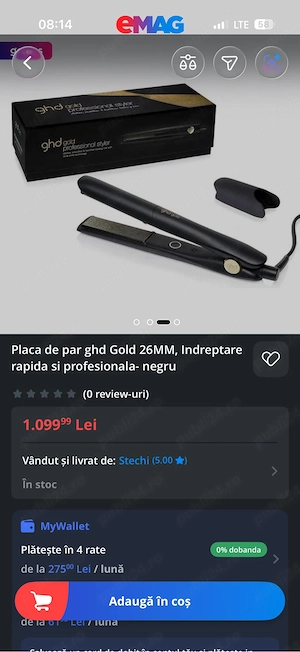 Vand placa de par profesionala ghd 