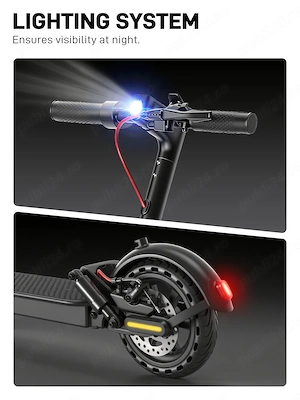 trotineta electrica urbana 36V 250W 10,5Ah,25km h - imagine 4