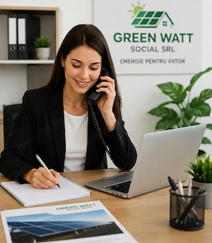GREEN WATT SOCIAL SRL angajează Secretară   Asistentă Administrativă