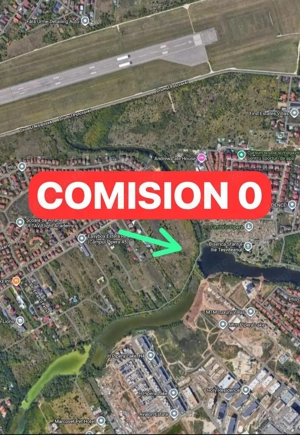 COMISION 0 - PIPERA 1615 mp deschidere la lac - Negociabil
