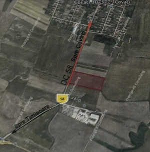 Teren industrial/comercial cu PUZ aprobat – 30.000 mp – Covaci, Timis | POT 50%