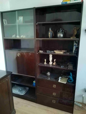 donez bibliotecă 3 corpuri + șifonier