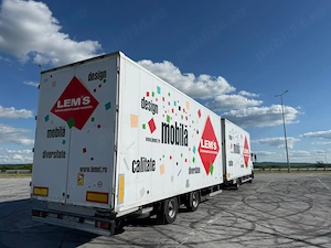 Vand ansamblu camion MAN + remorca   caroserie cutie - imagine 3