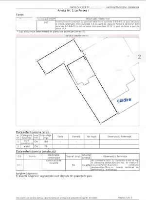 Casa demolabila teren 267 m2 Inel 2 str Luptatori 20