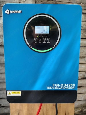 Sistem fotovoltaic complet invertor baterie panouri - imagine 3
