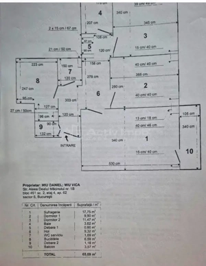 Vanzare apartament  - 3 camere- Drumul Taberei - metrou - 2 bai - 129000E ! - imagine 4
