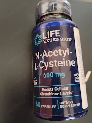 N - Acetyl - L - Cysteine , pentru detoxifiere ficat și sistemul respirator.