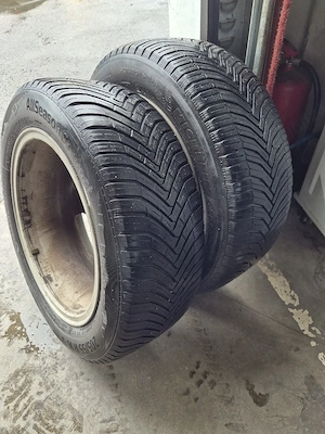 Set 4 Jante Aliaj VW 16" + Anvelope All Season 205/55 R16 (Michelin/Continental) - DOAR PREDARE PERS - imagine 2