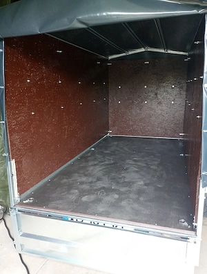 Remorca de 750 kg,de 250/125 cm,NOUĂ ! - imagine 7
