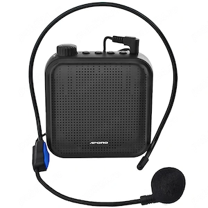 Amplificator de voce, difuzor 12 W, baterie de 1200 mAh,autonomie 15 ore,cu microfon cu fir,nou
