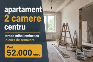 Apartament 2 camere de renovat  – Strada Mihai Eminescu