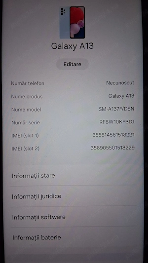smartphone Samsung galaxy A13
