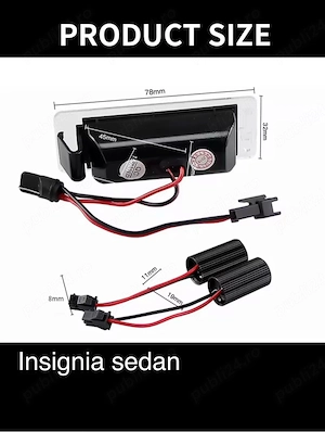 Lampa LED numar inmatriculare Opel - imagine 4