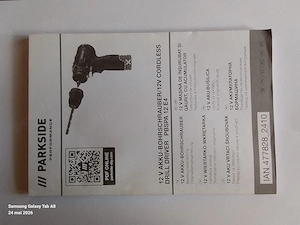 Vând mașină de insurubat Parkside, noua, neutilizata, cu acumulator de rezerva. - imagine 4