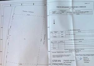 Teren intravilan 6300 mp, deschidere 96 ml