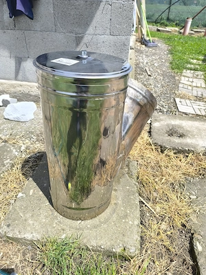 Ramificație cos de fum , inox