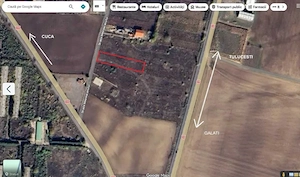 Teren intravilan 2000mp Tulucesti, intersectie DN 26 cu DN24D, aproape de oras - imagine 3