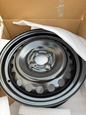Set 2 Jante Tablă Dacia Spring 14 inch  – NOI în cutie - imagine 2