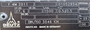 Vand generator electric 30 kVA (= 24 kW) motor Deutz - imagine 2