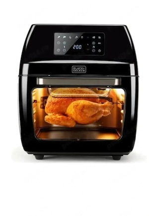 Cuptor electric cu Friteuza Black