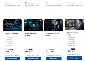 Platformă E-Commerce Produse Digitale & Cursuri AI   100% Automatizată (SmartBill & Stripe) - imagine 2