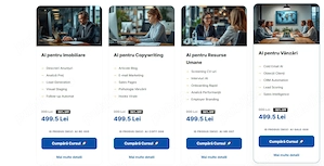 Platformă E-Commerce Produse Digitale & Cursuri AI   100% Automatizată (SmartBill & Stripe) - imagine 3
