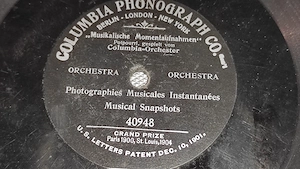 20 buc. Placi pt. gramofon patefon viteza 78 - COLUMBIA PHONOGRAPH CO - pt. colectionari 