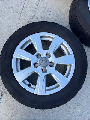 Roti / Jante 5x112 R16 ET 45 7.5J Audi VW cauciucuri vara 225/55/16 DOT 5014 - imagine 6