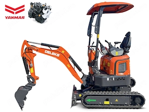 Mini Excavator DELEKS M120   1.2T (Yanmar 3TNV70-SSY) - imagine 6