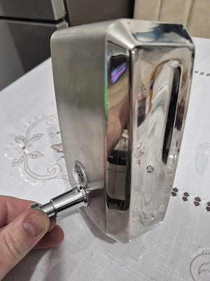 recipient sapun din inox  - imagine 5