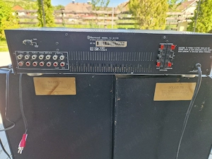 statie de amplificare cu 2 boxe de 70 w din Danemarca  folosite