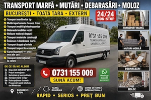 Transport Mobilă, Mutări, Materiale, Bagaje, Marfă, Debarasare, Moloz, Gunoi