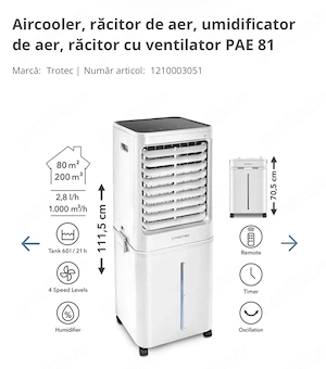 Racitor de aer PAE 81