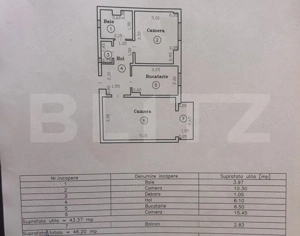 Apartament 2 camere, zona Parcul Lidia - imagine 5