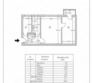 Apartament 2 camere de vanzare