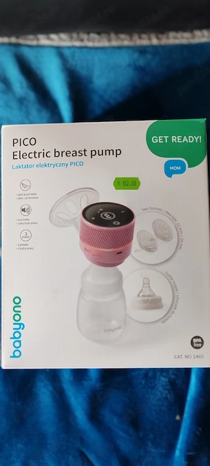 Pompă de sân electrică Babyono PICO - imagine 2