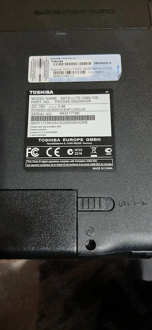 laptop Toshiba Satellite C 660 - imagine 4